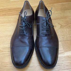 Leather oxfords made in Italy. Saks fifth avenue collection